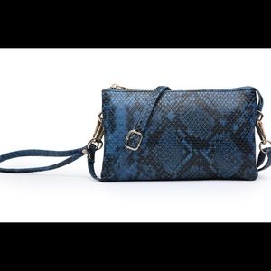 Python Crossbody Wristlet (Vegan) - Jen & Co